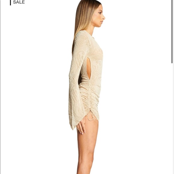 I am Gia - AMINA DRESS - TAN BURN OUT - S / TAN - Picture 2 of 4